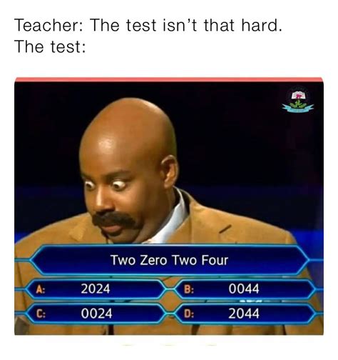 the test isn't that hard